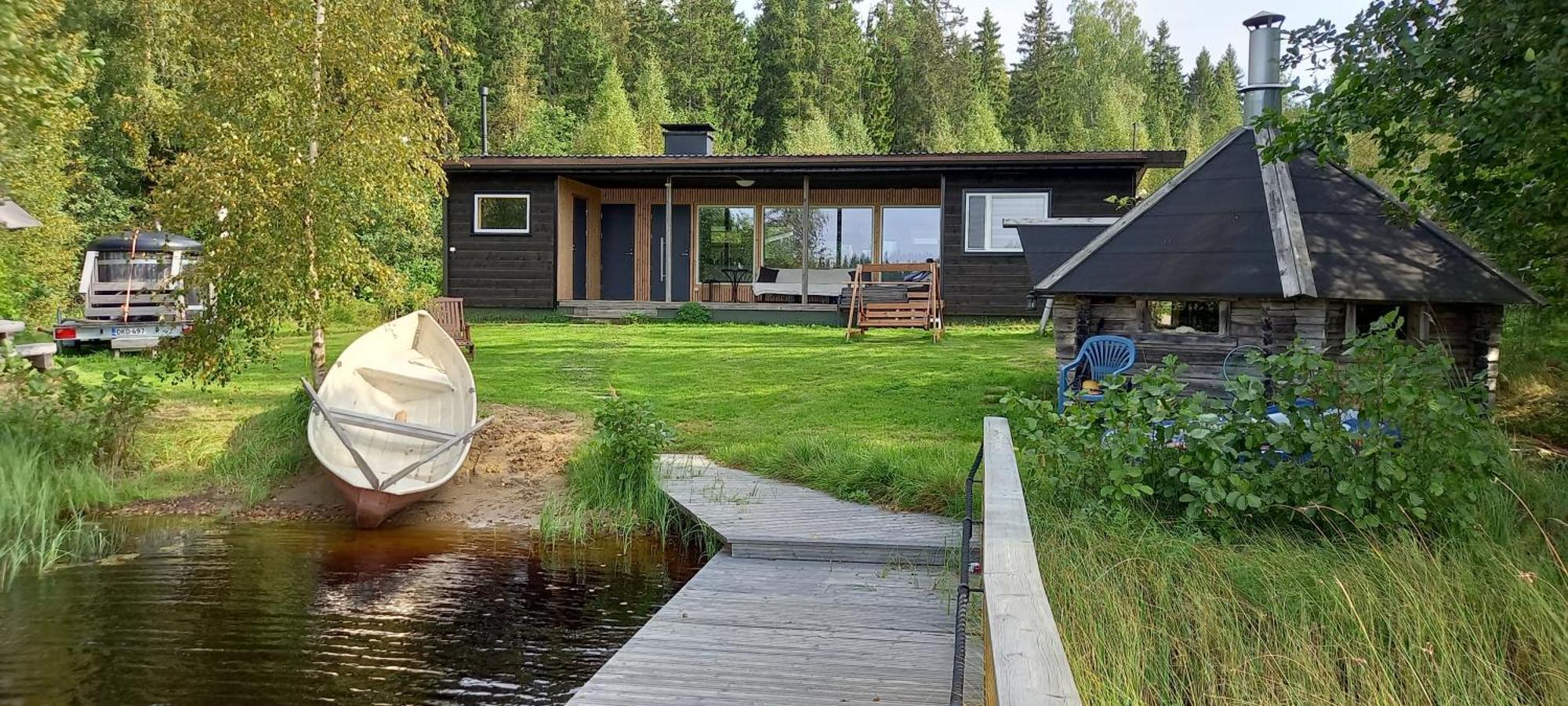 Private Lakeside Holiday Property In Nature Kankaanpää Zewnętrze zdjęcie